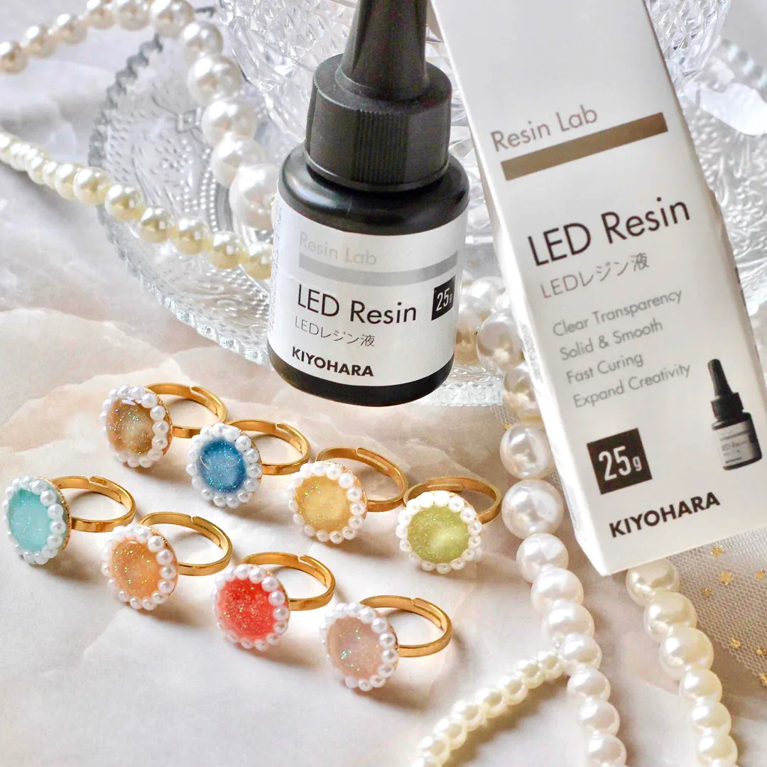 𝐂𝕠𝕞𝕒𝕣𝕚𝕞𝕒𝕕𝕖 (*こまり*)さんのレジン作品 | 清原 LED レジン液 25g 1本 1個 KIYOHARA...
