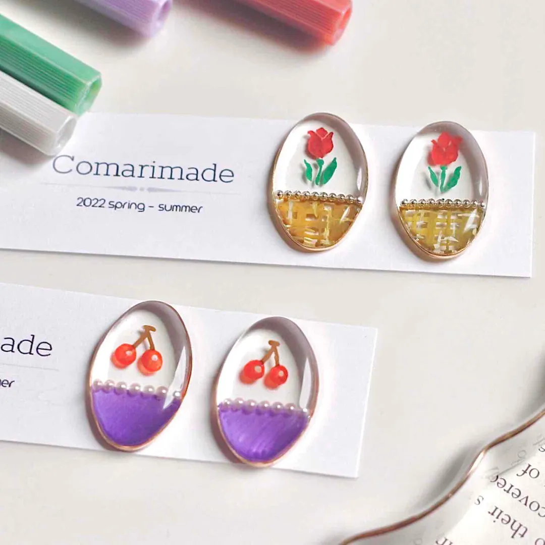 𝐂𝕠𝕞𝕒𝕣𝕚𝕞𝕒𝕕𝕖 (*こまり*)さんのレジン作品 | croccha shop ブリオン ホワイトシルバー