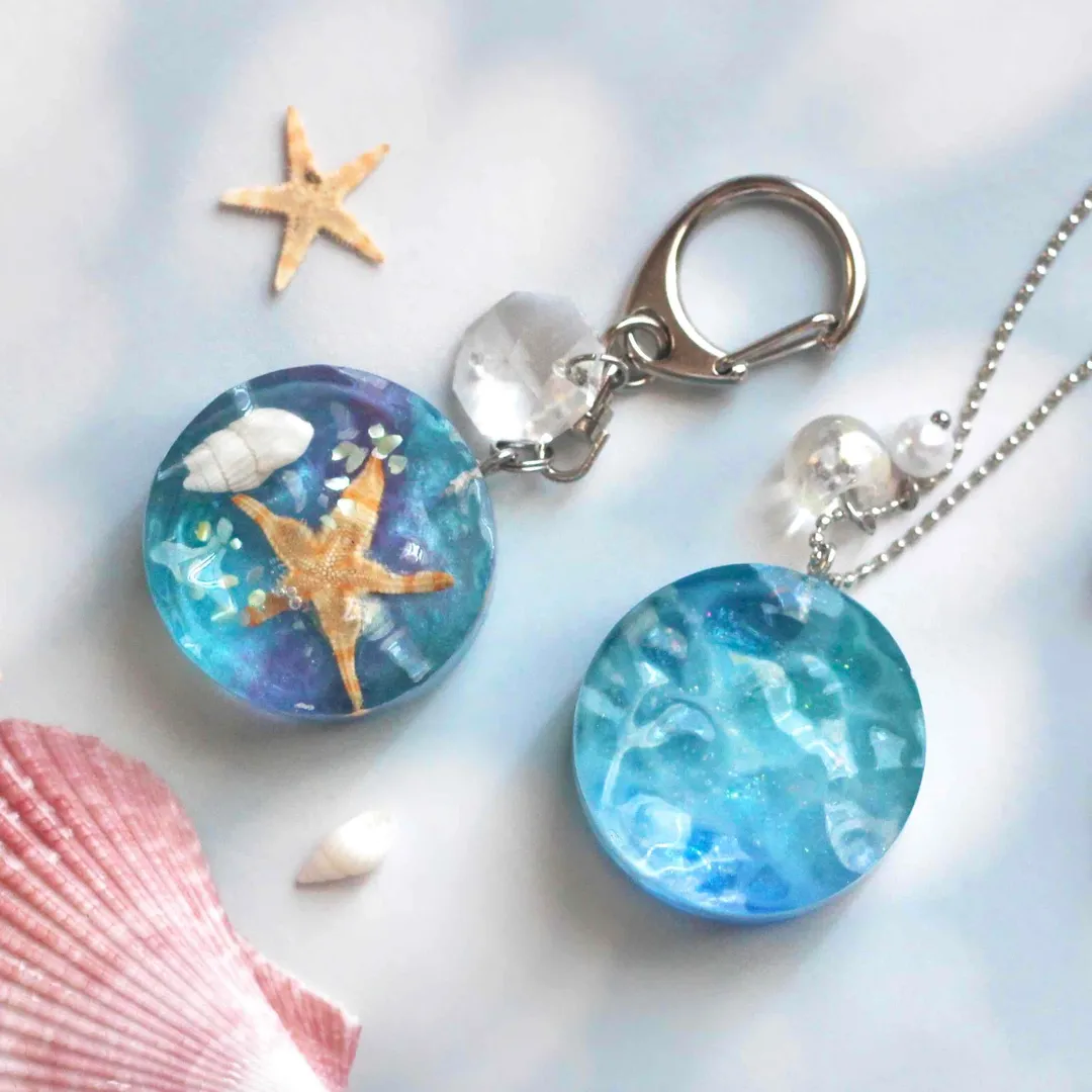 𝐂𝕠𝕞𝕒𝕣𝕚𝕞𝕒𝕕𝕖 (*こまり*)さんのレジン作品 | 作家のためのレジン 『海のレジンキット』海キット