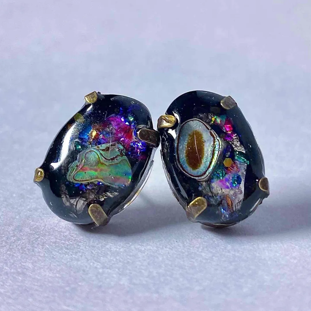 Une｜レジンアクセサリーさんのレジン作品 | 清原 UVクラフトレジン液 55g入り | レジン レジン液...