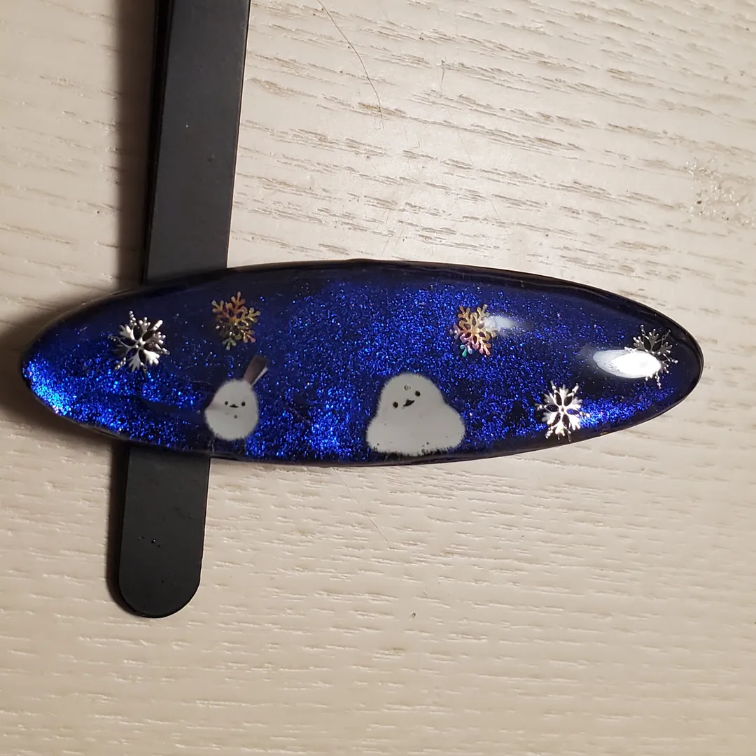 kuronekoさんのレジン作品 | レジンクラブシール シマエナガ 両面タイプ | レジンシール...