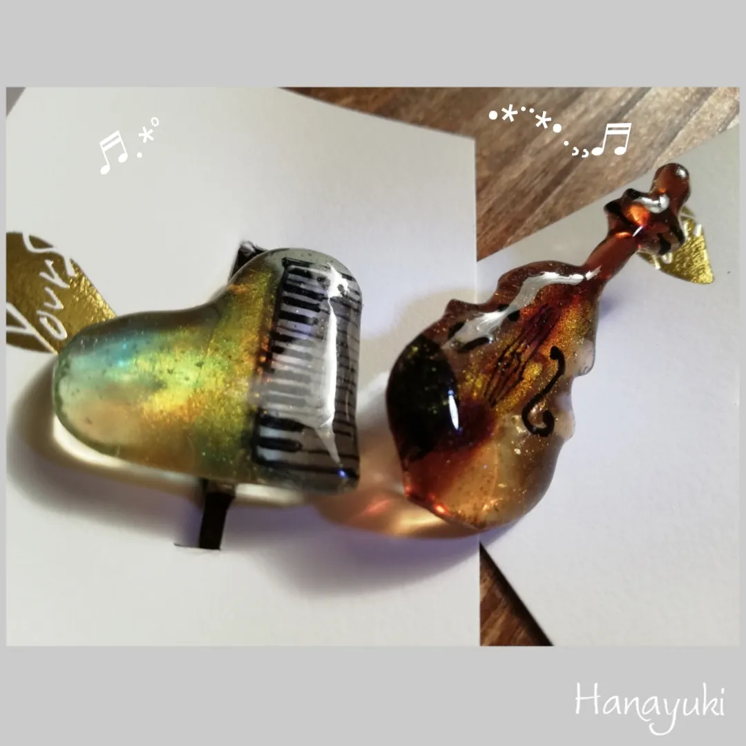 𝐻𝑎𝑛𝑎𝑦𝑢𝑘𝑖❁⃘*.ﾟはなゆきさんのレジン作品 | 【1本】レジン液 クリア ハード 65g クラフトアレンジ ...