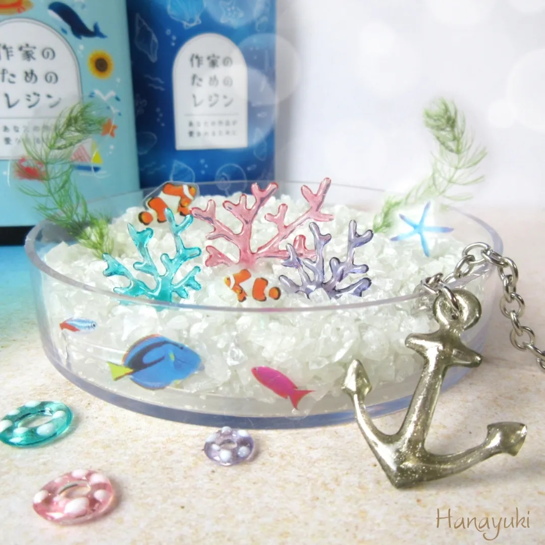 𝐻𝑎𝑛𝑎𝑦𝑢𝑘𝑖❁⃘*.ﾟはなゆきさんのレジン作品 | 【定期便】作家のためのレジン 200g