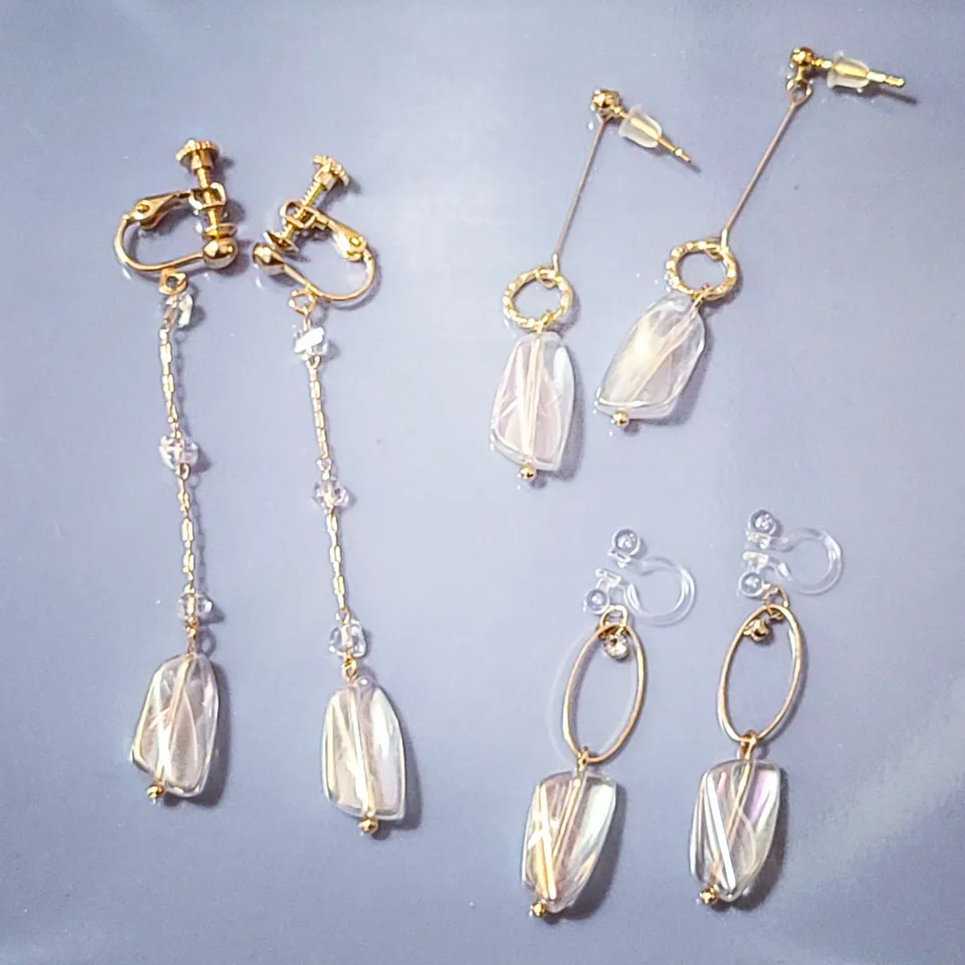 handmadeworks ARIAさんのパーツ
アクセサリー作品 | イヤリング（3mm丸玉・横カン付） / G5 / 10ペア(...