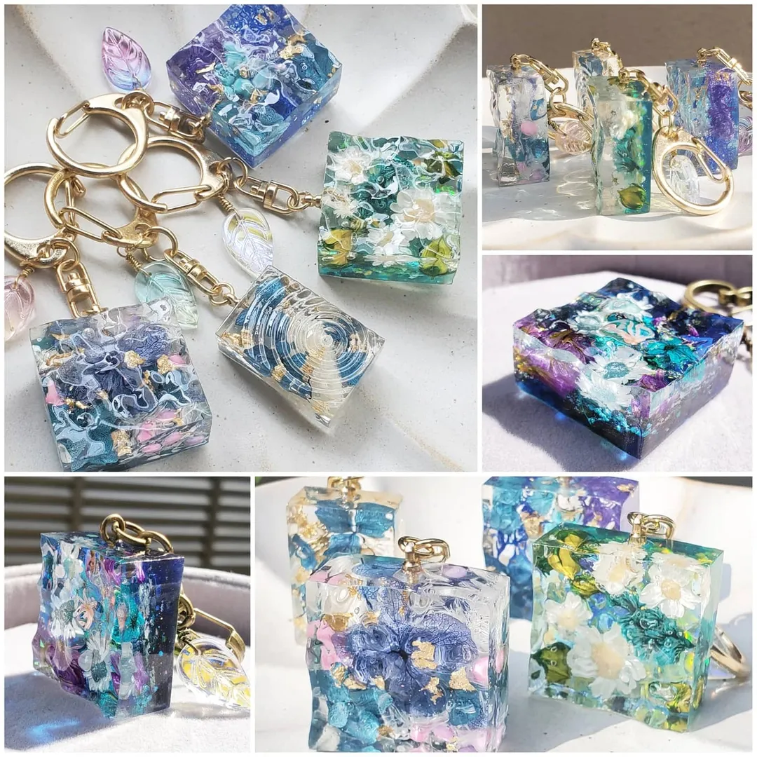 コトブキ（shop:*Happy Daydream）さんのレジン作品 | プレゼント付き★【UV-LEDレジン液】タカラネイル レジン...