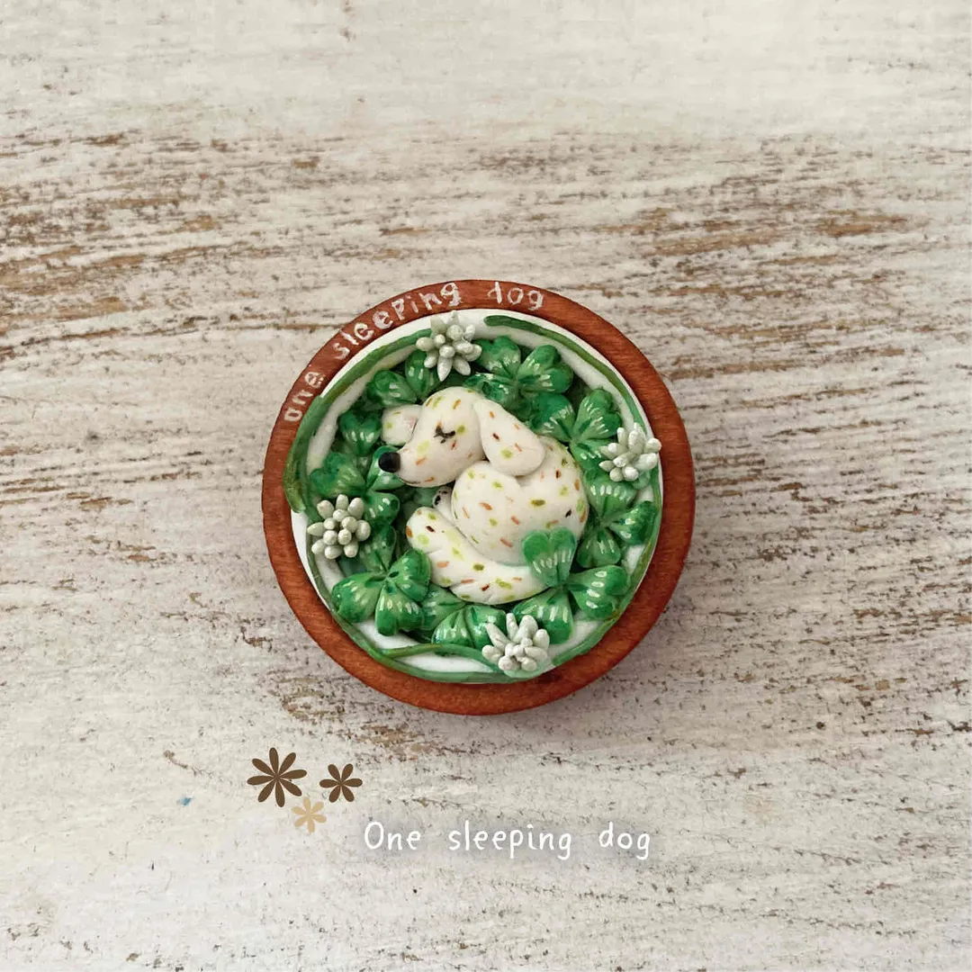はなぼたんさんの粘土作品 | 【メール便対象】ターナー色彩 アクリル絵の具 アクリルガッシ...