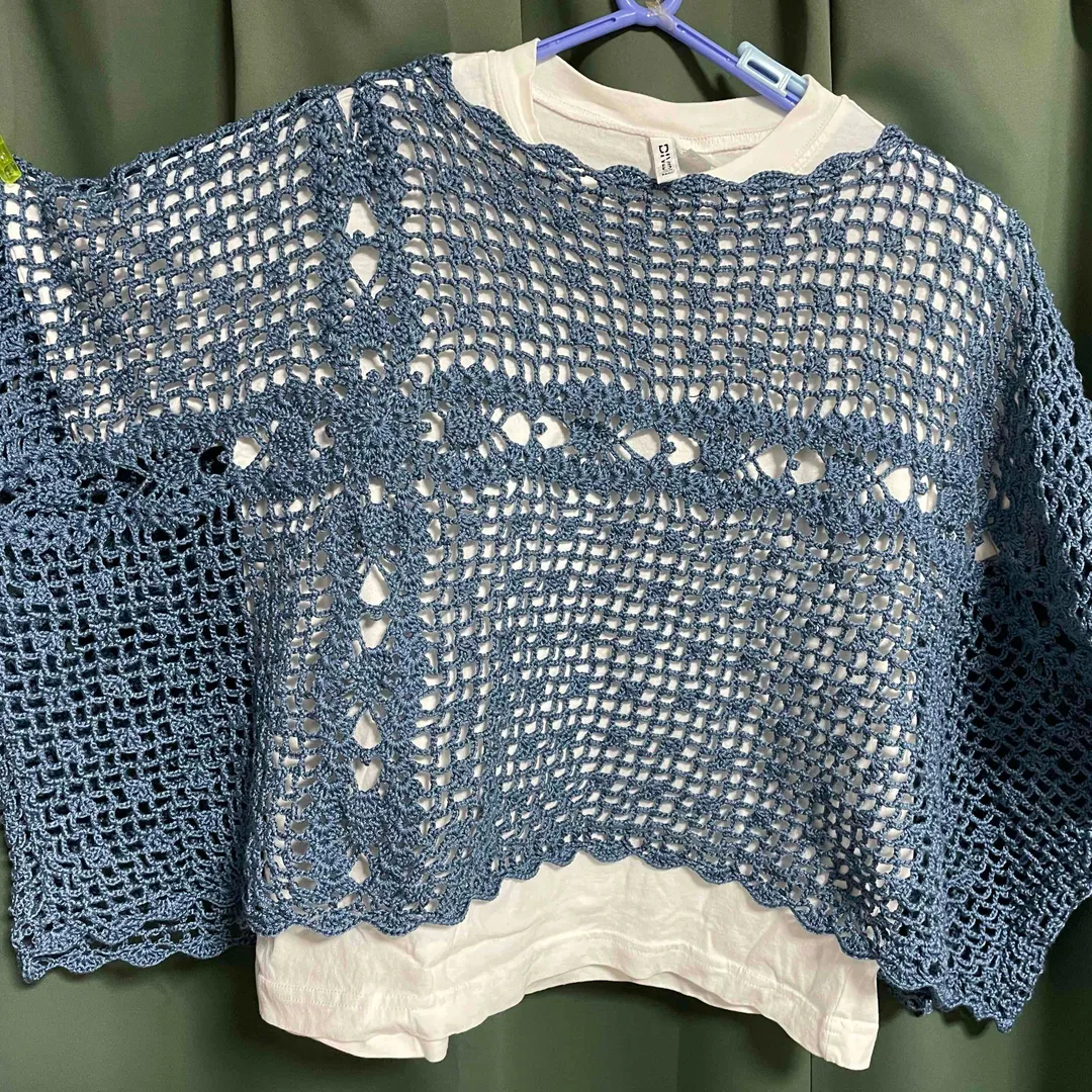 sasasaさんの編み物作品 | ハマナカ ウォッシュコットン クロッシェ 毛糸 合細 col...