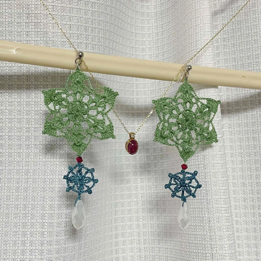 sasasaさんの編み物作品 | レース糸 『ダルマレース糸 #80 5g 6番色』 DARU...