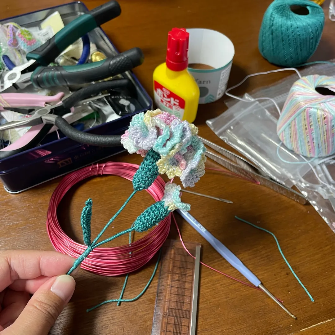 sasasaさんの編み物作品 | #20レース糸