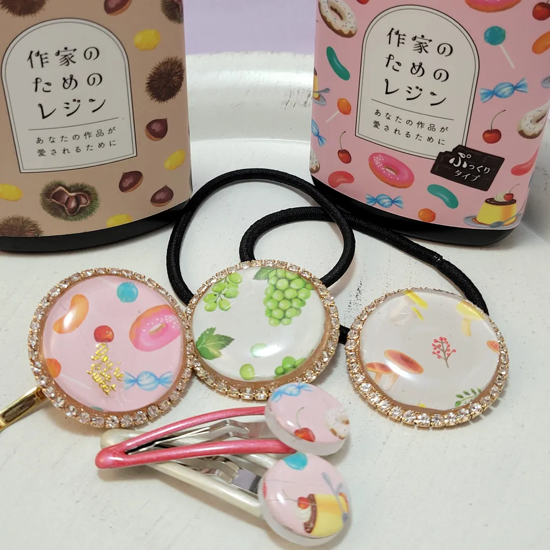 haco*nstructさんのレジン作品 | 【高粘度】作家のためのレジン ぷっくりレジン 100g