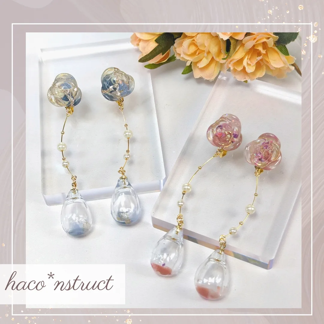 haco*nstructさんのレジン作品 | シリコンレジン型 / ローズ（1048）(シリコンレジン型 ...