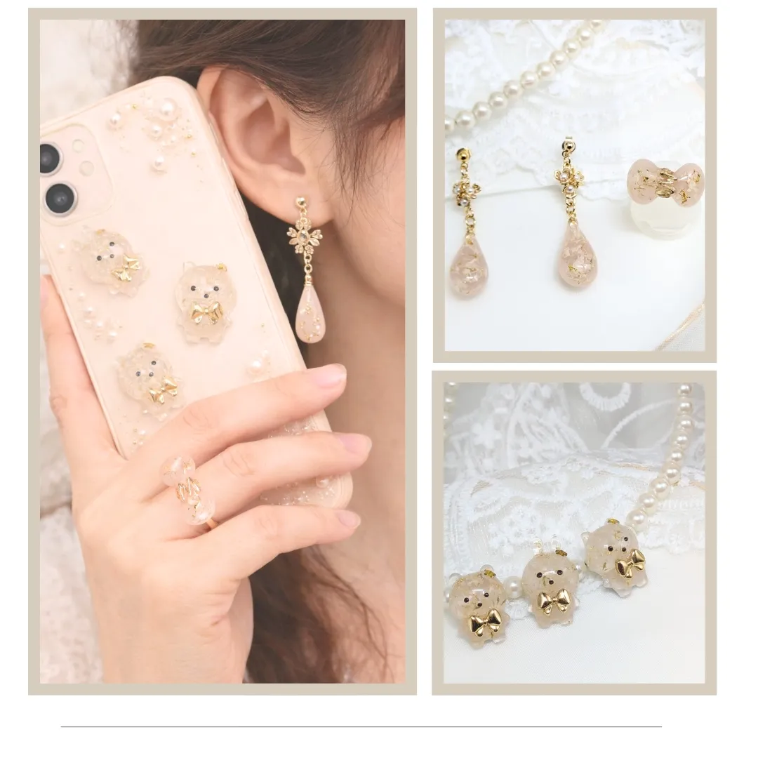 haco*nstructさんのレジン作品 | 作家のためのレジン 「 UV/LEDコーティング液 8g 」...