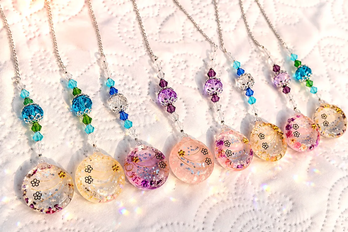 jasmineflavor46✴︎紡✴︎さんのレジン作品 | 作家のためのレジン じゃぼんコーティング どぼん液 200m...
