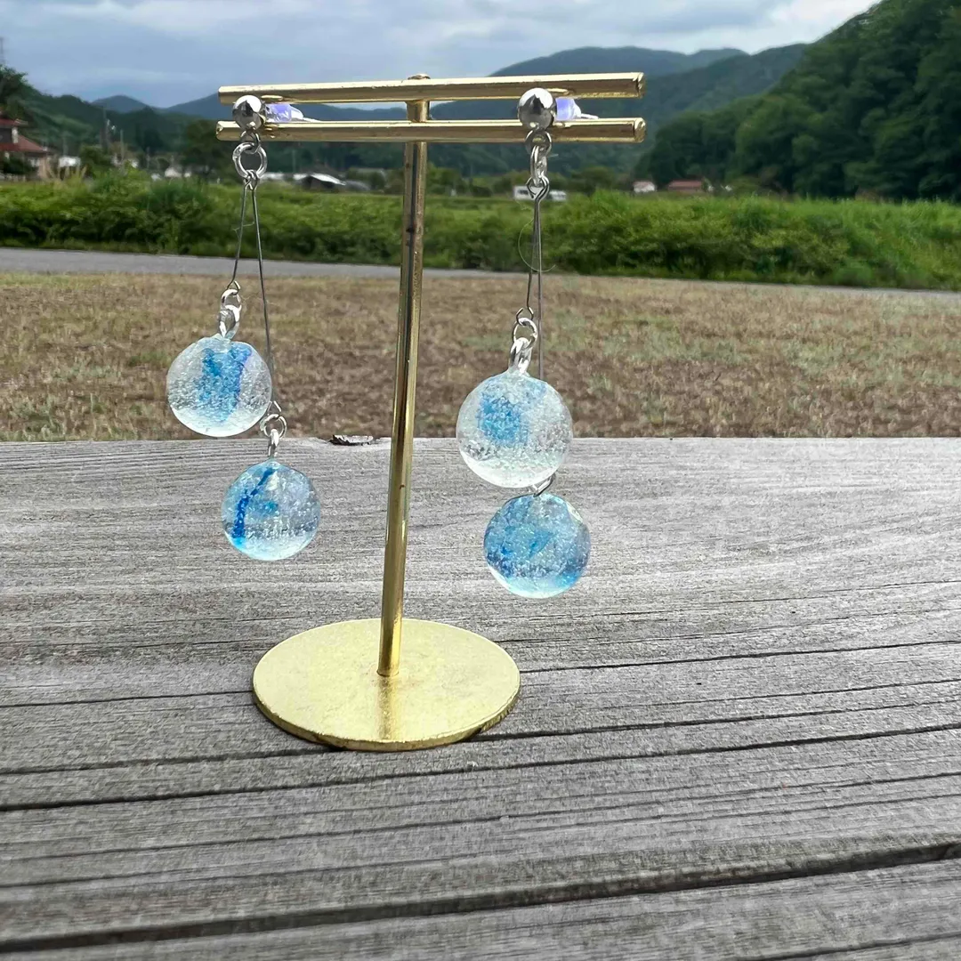 uluさんのレジン作品 | 超透明【大容量UV-LEDレジン液】70g 『コスパ＆クオリ...