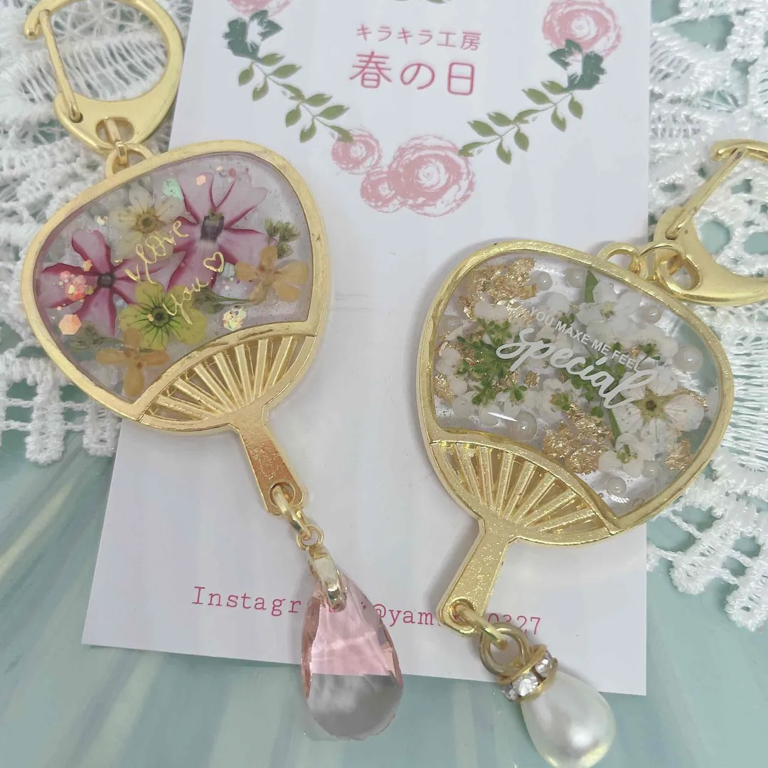 キラキラ工房　春の日さんのレジン作品 | 【定期便】作家のためのレジン 200g