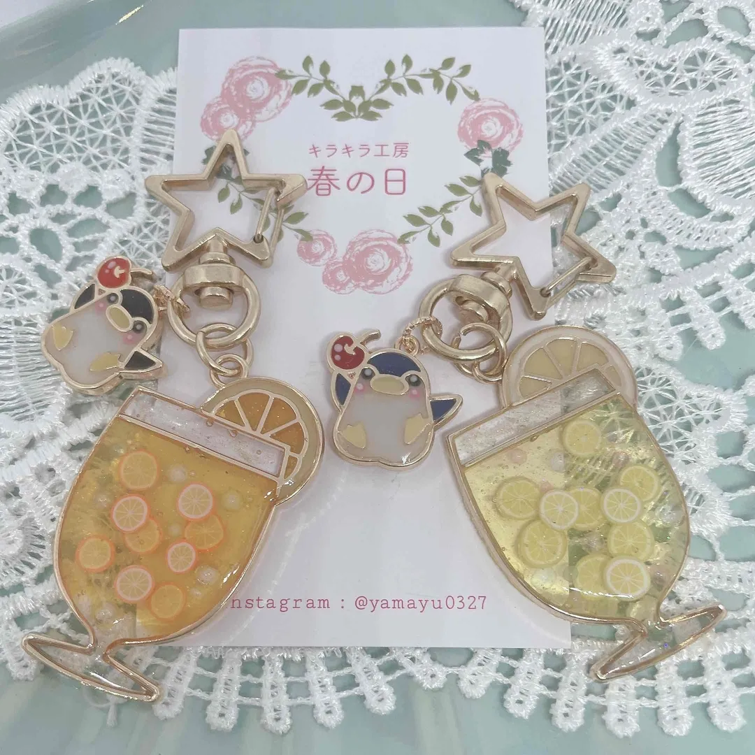 キラキラ工房　春の日さんのレジン作品 | 【定期便】作家のためのレジン 200g