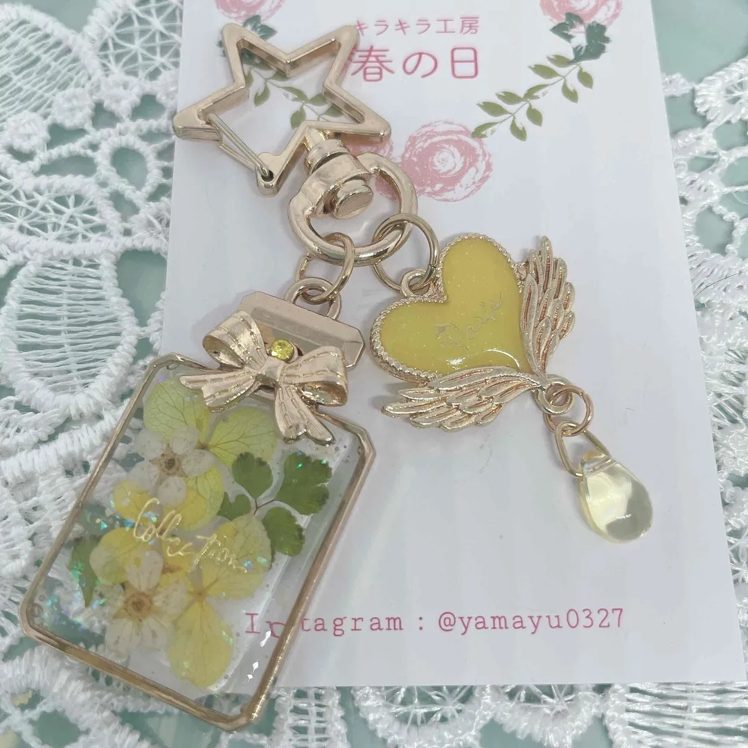 キラキラ工房　春の日さんのレジン作品 | 【定期便】作家のためのレジン 200g