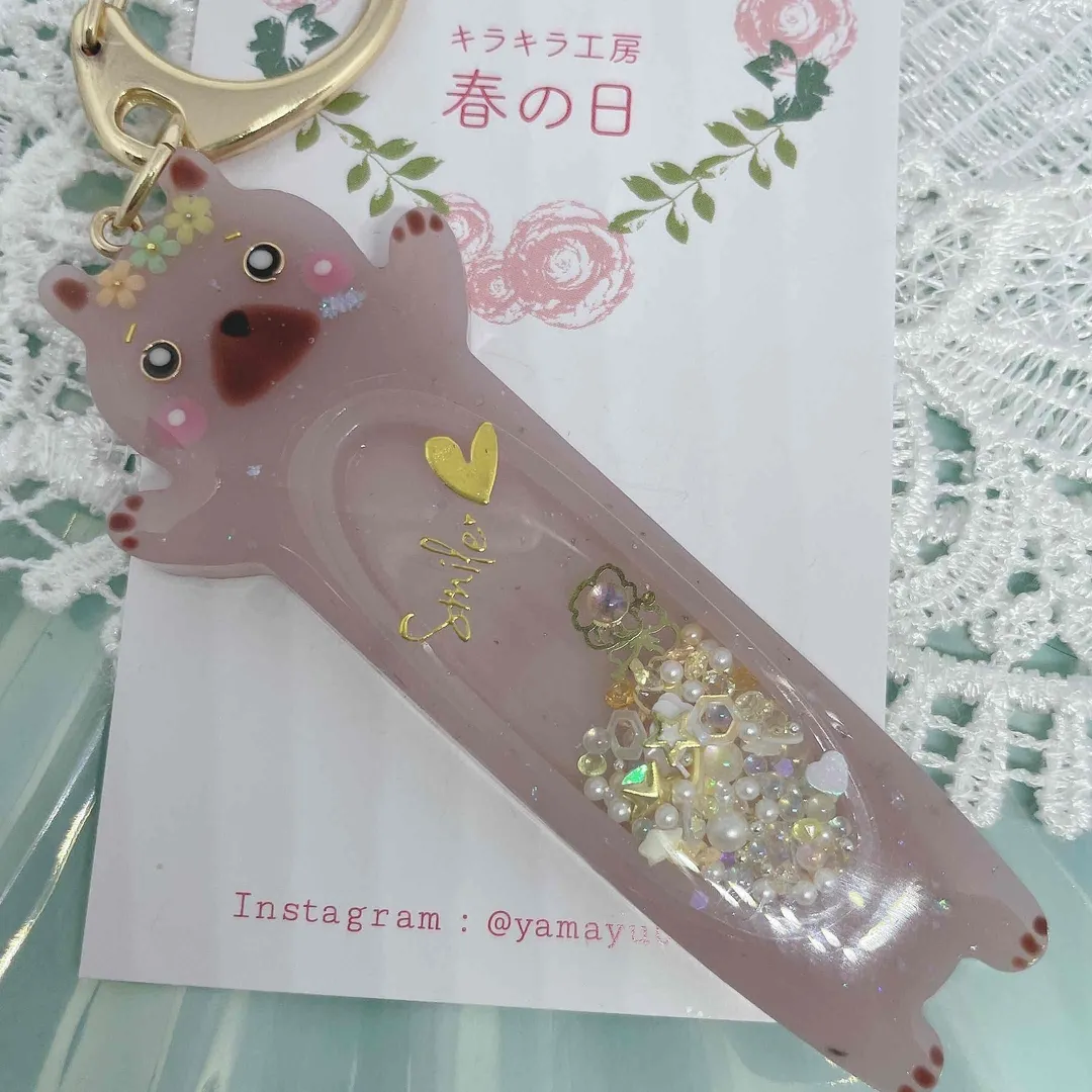 キラキラ工房　春の日さんのレジン作品 | 【定期便】作家のためのレジン 200g