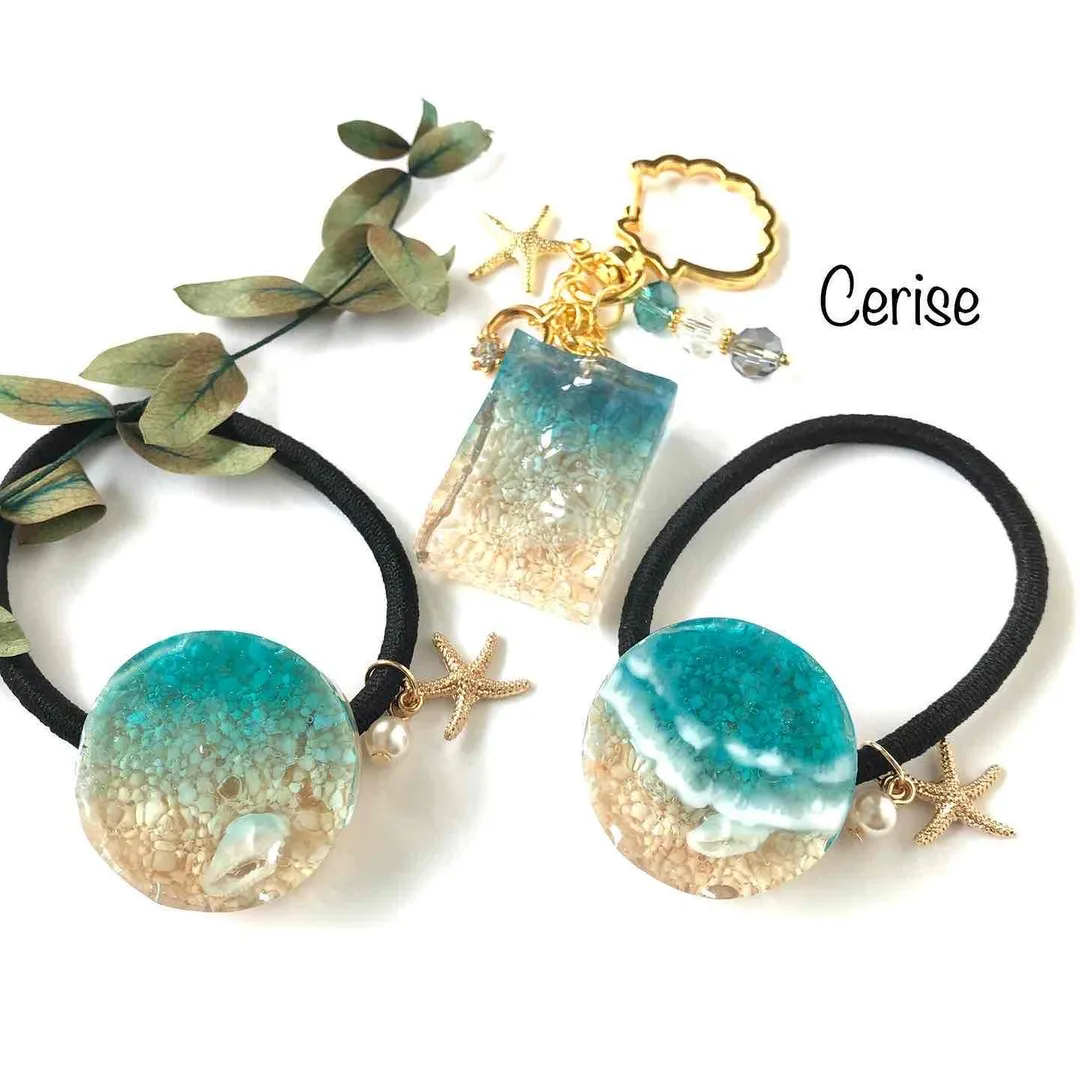 cerise22さんのレジン作品 | 【UVレジン】ミラクルレジン 250g ハードタイプ UV-...