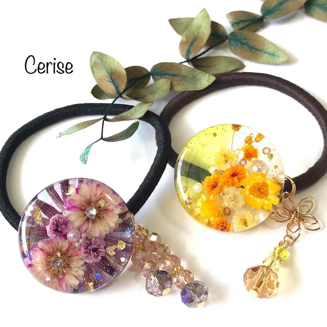 cerise22さんのレジン作品 | 改良版 最高峰のコスパ レジン液 大容量 100g 持続する...
