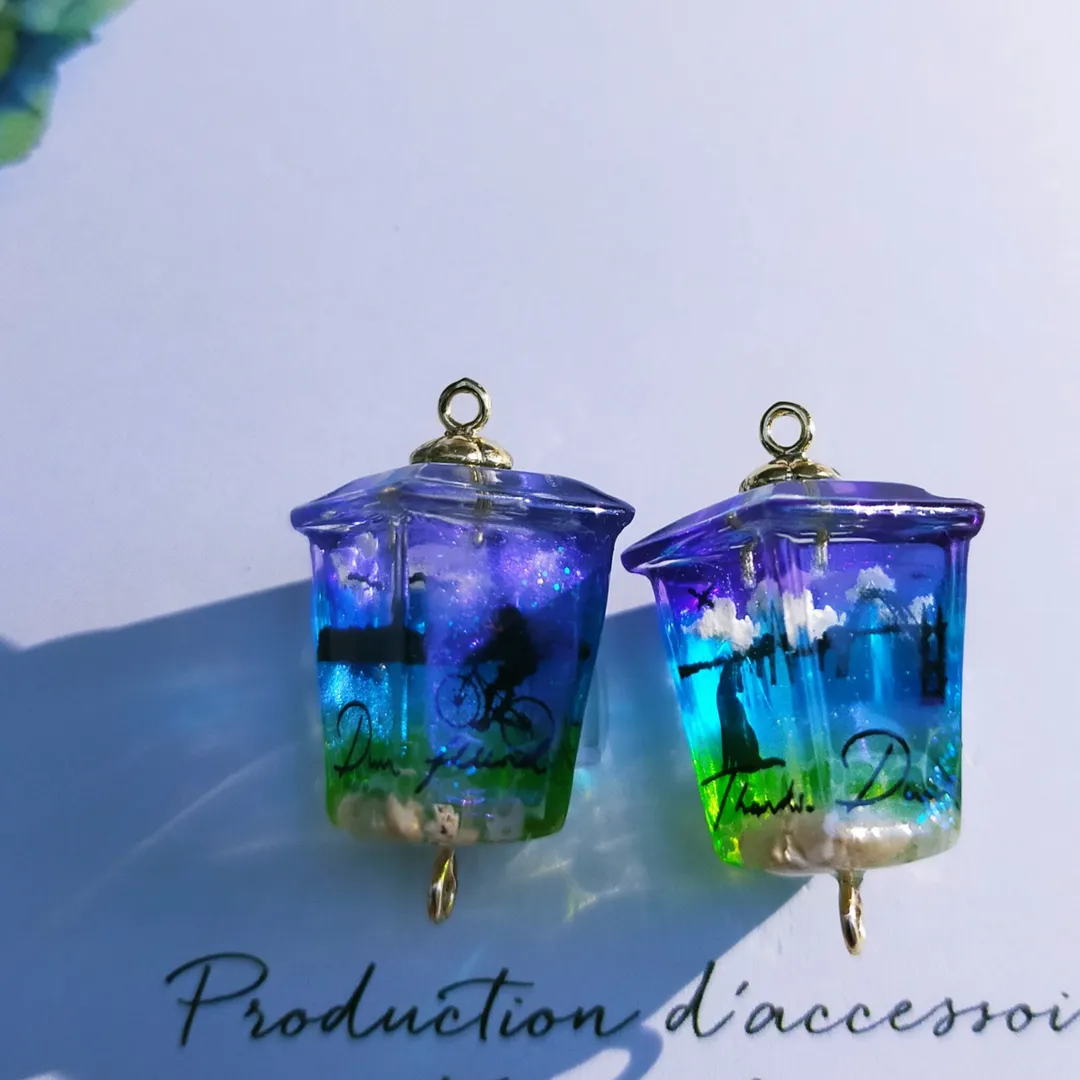 ogaogaさんのレジン作品 | セール特価！UVレジン用着色剤 宝石の雫 12色セット パジ...