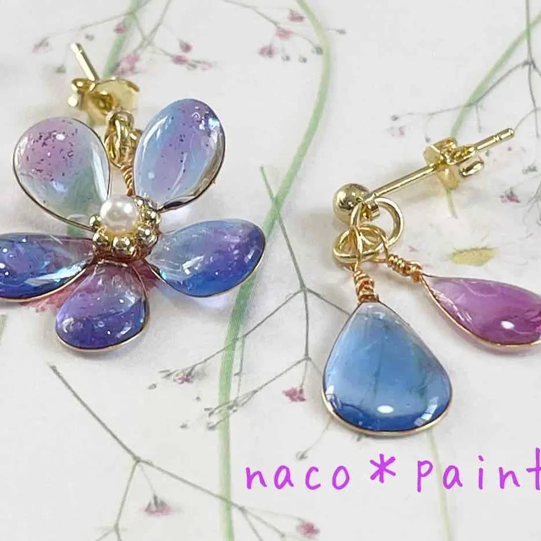 naco_paintさんのレジン作品 | LEDディップアートレジン 50g DAR-02 専用遮光ケ...