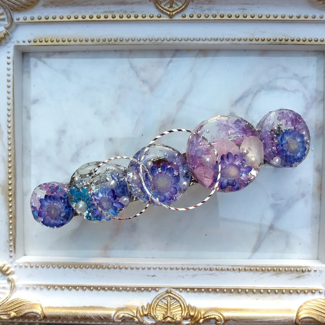 Hair Scapeさんのレジン作品 | 水玉の結晶ハードタイプ