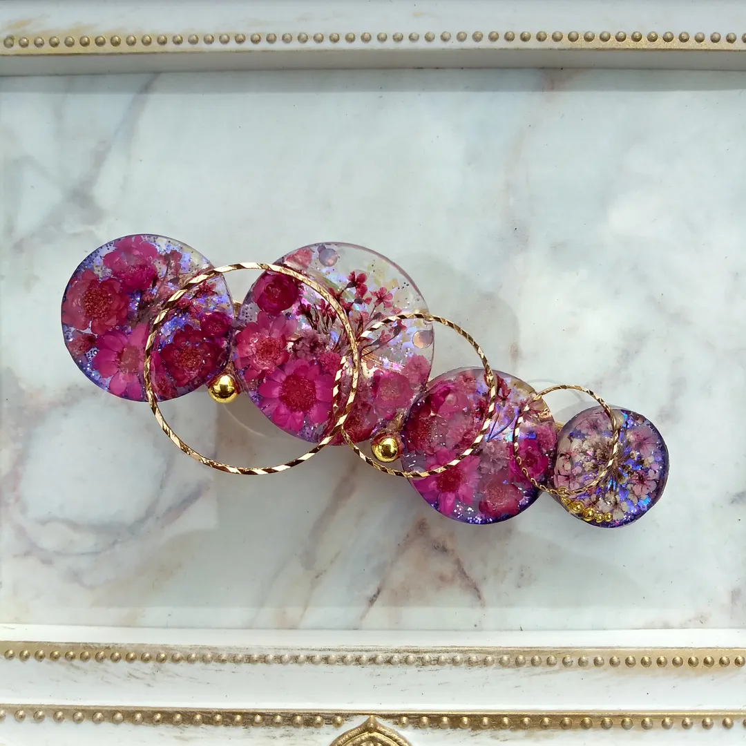 Hair Scapeさんのレジン作品 | 水玉の結晶ハードタイプ