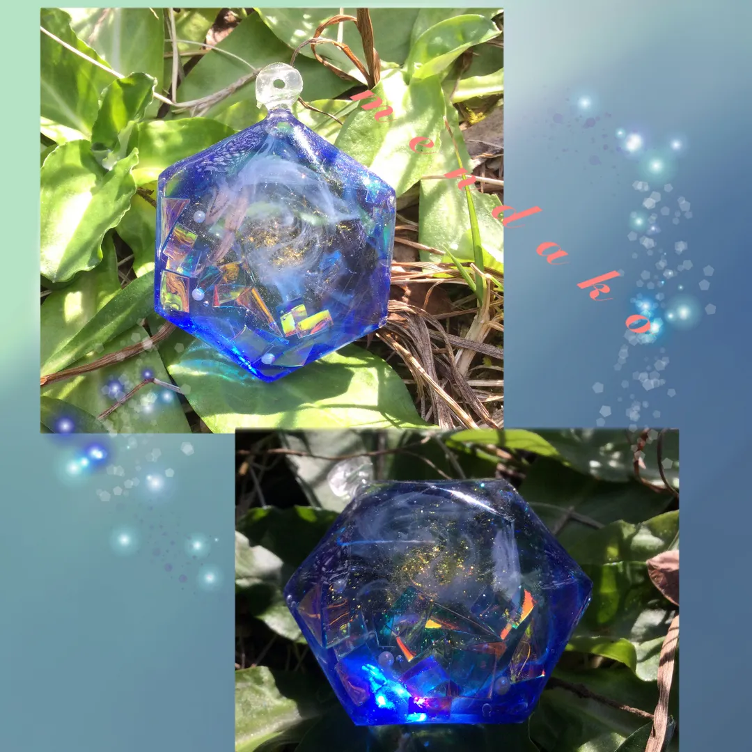 mendakoさんのレジン作品 | 超透明【大容量UV-LEDレジン液】70g 『コスパ＆クオリ...