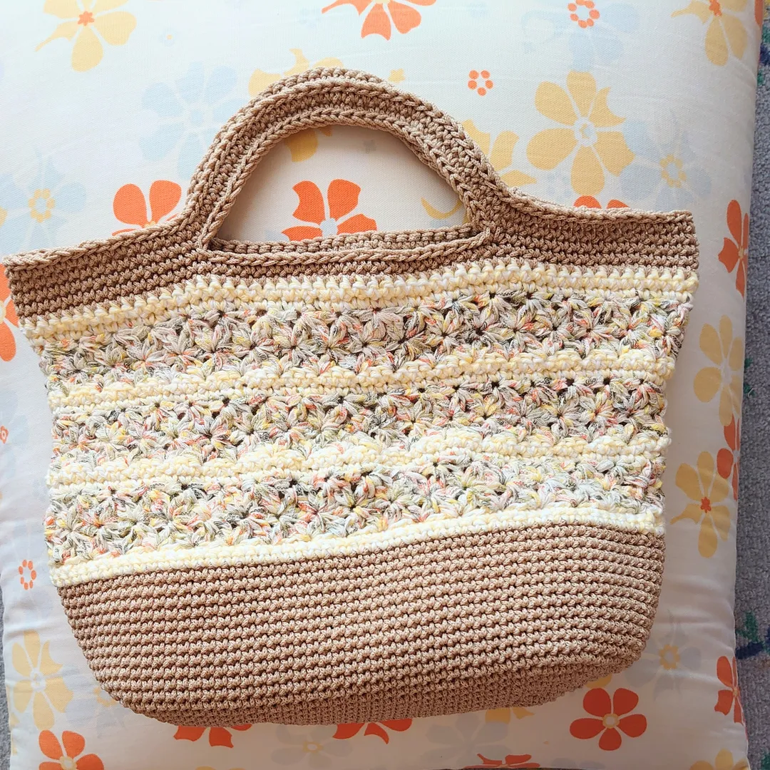 nananzaoさんの編み物作品 | 毛糸フラワーフレーク・ミモザ