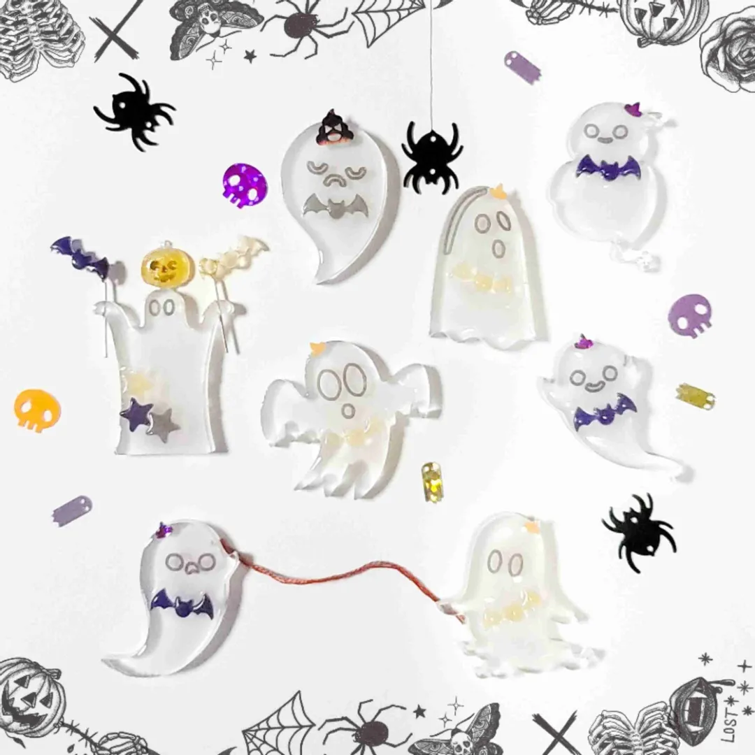 ぐーたらしてます( ˙꒳​˙  )??さんのレジン作品 | ハロウィンシリコンモールド
