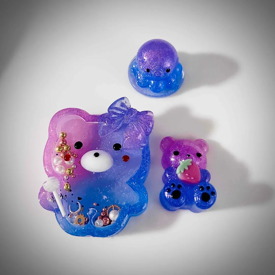 まっｻﾝさんのレジン作品 | 【定期便】作家のためのレジン 200g