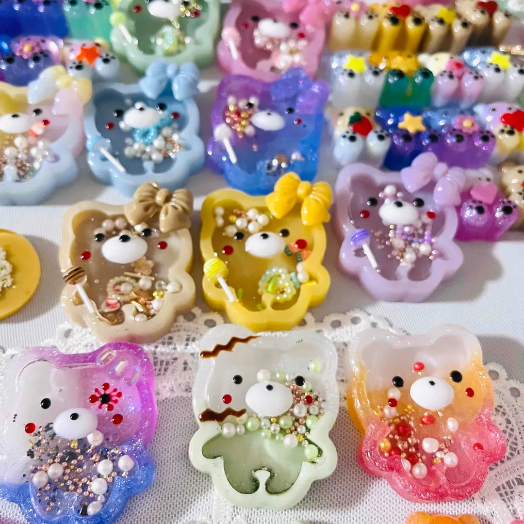 まっｻﾝさんのレジン作品 | Comarimade監修 作家のためのレジン 「着色剤 濃縮...