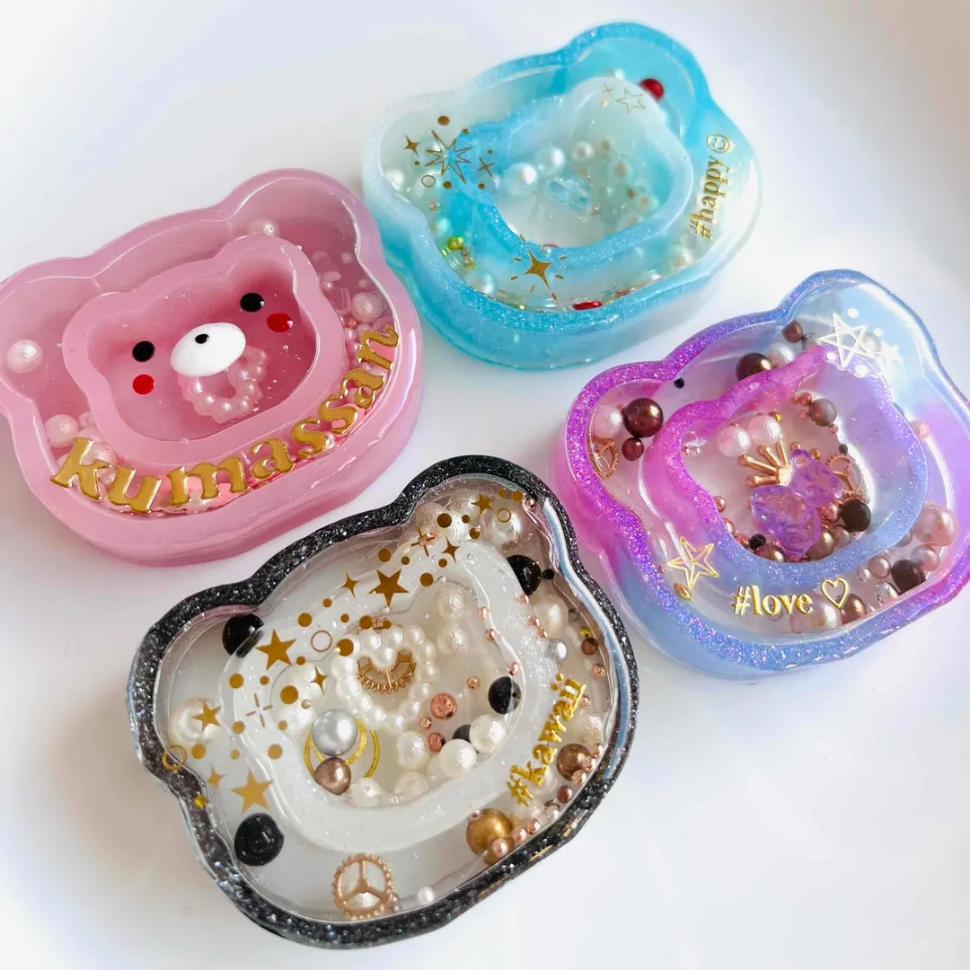 まっｻﾝさんのレジン作品 | Comarimade監修 作家のためのレジン 「着色剤 濃縮...