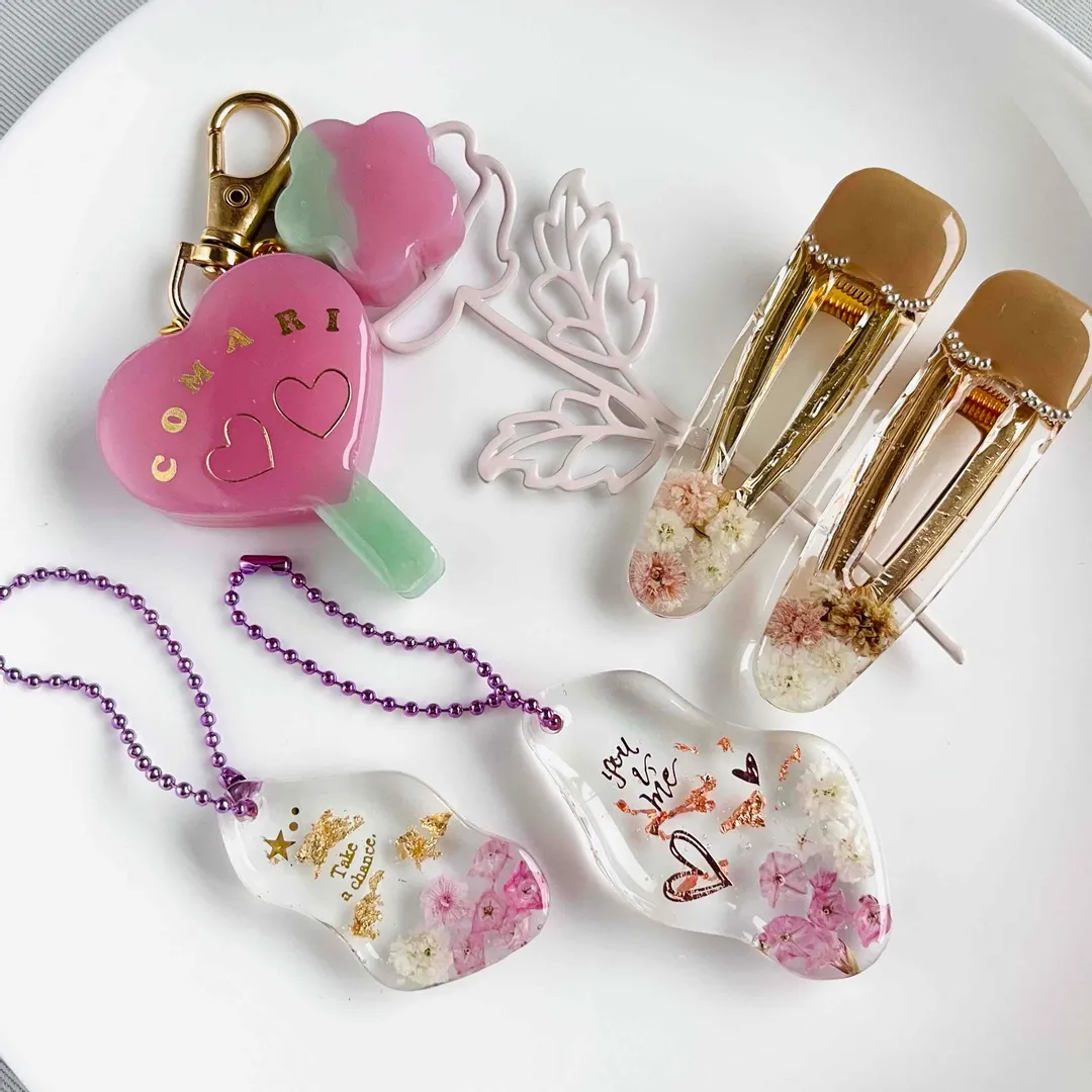 まっｻﾝさんのレジン作品 | Comarimade監修 作家のためのレジン 「着色剤 濃縮...