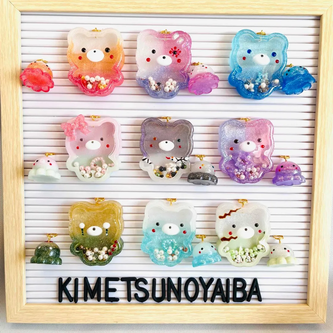 まっｻﾝさんのレジン作品 | 【定期便】作家のためのレジン 200g