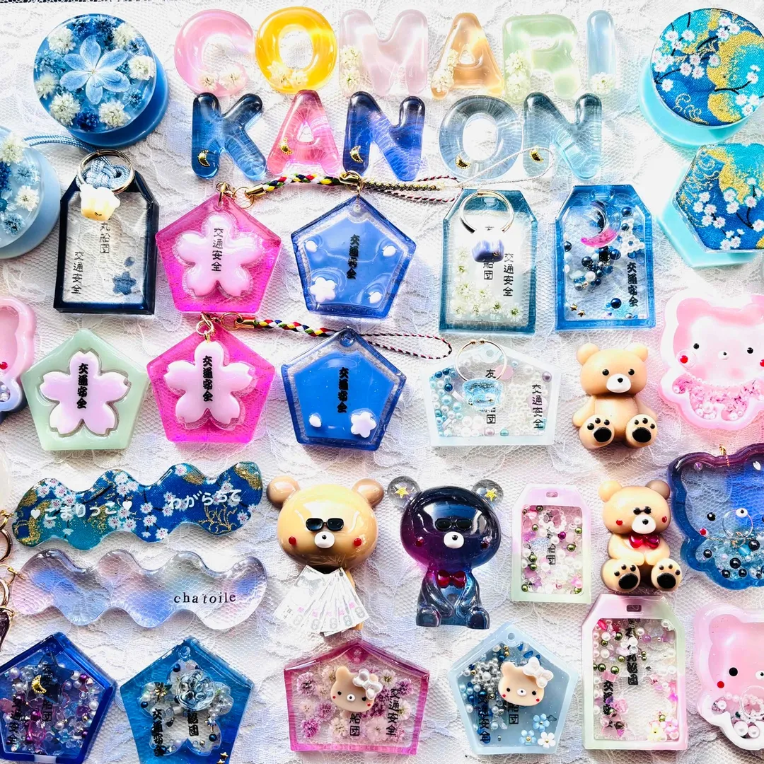 まっｻﾝさんのレジン作品 | 【定期便】作家のためのレジン 400g
