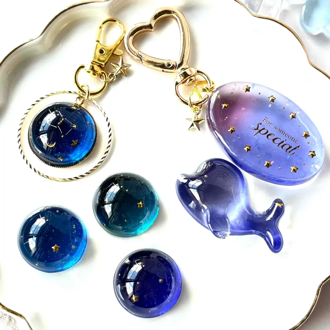 まっｻﾝさんのレジン作品 | 【定期便】作家のためのレジン 1000g