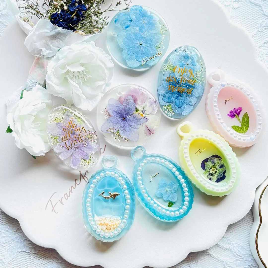 まっｻﾝさんのレジン作品 | 【定期便】作家のためのレジン 1000g