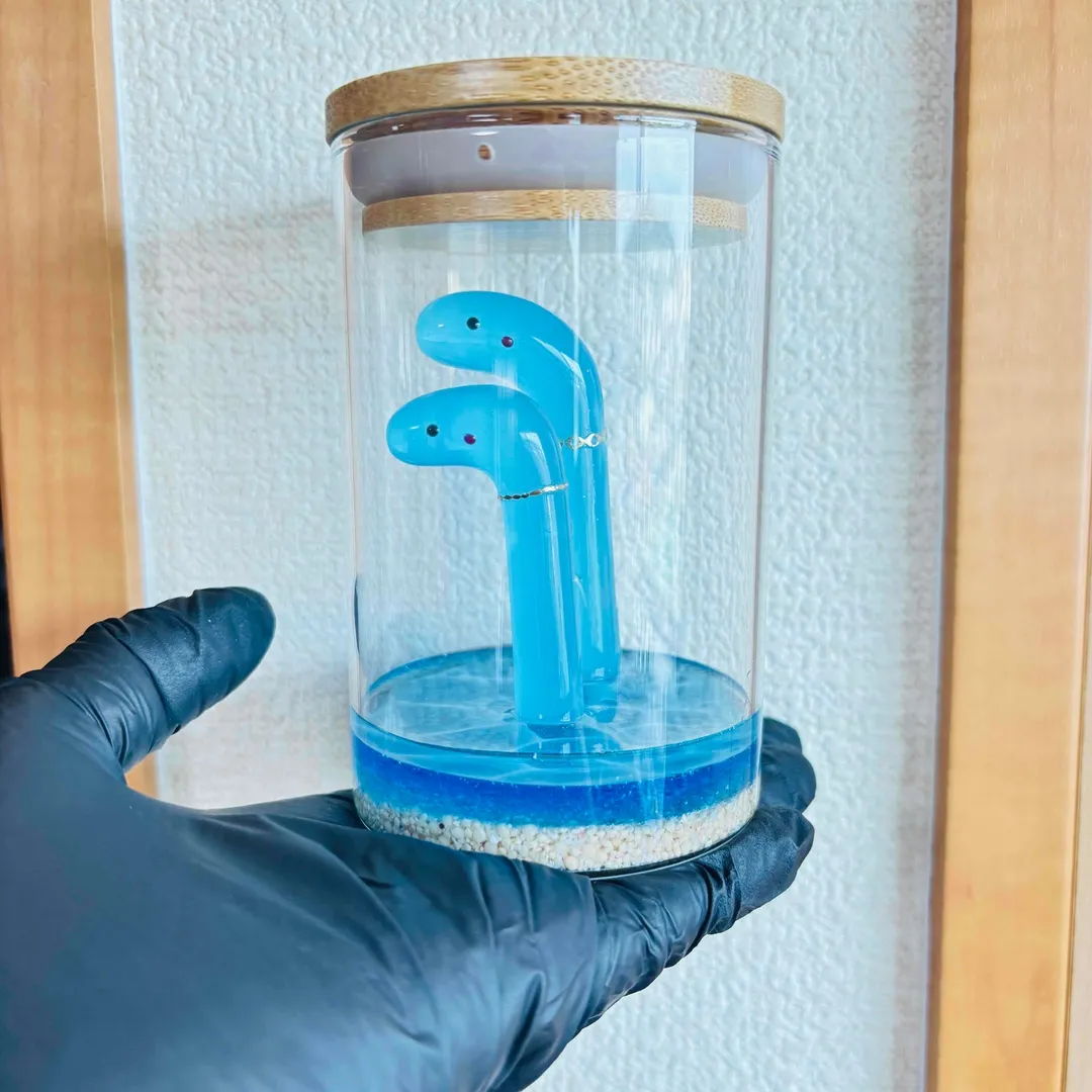 まっｻﾝさんのレジン作品 | レジン用着色剤 宝石の雫 シアン