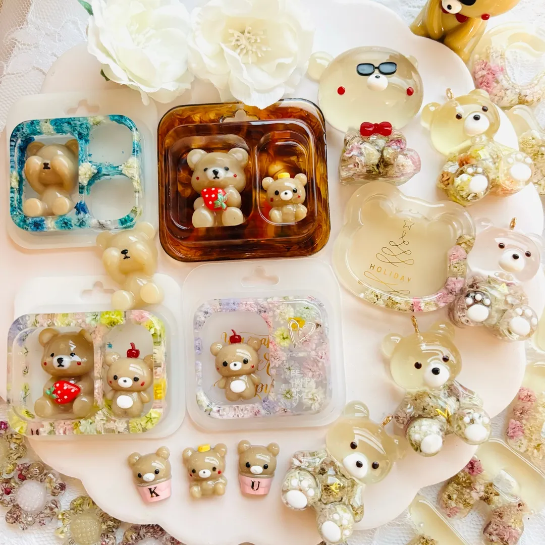 まっｻﾝさんのレジン作品 | 【定期便】作家のためのレジン 1000g