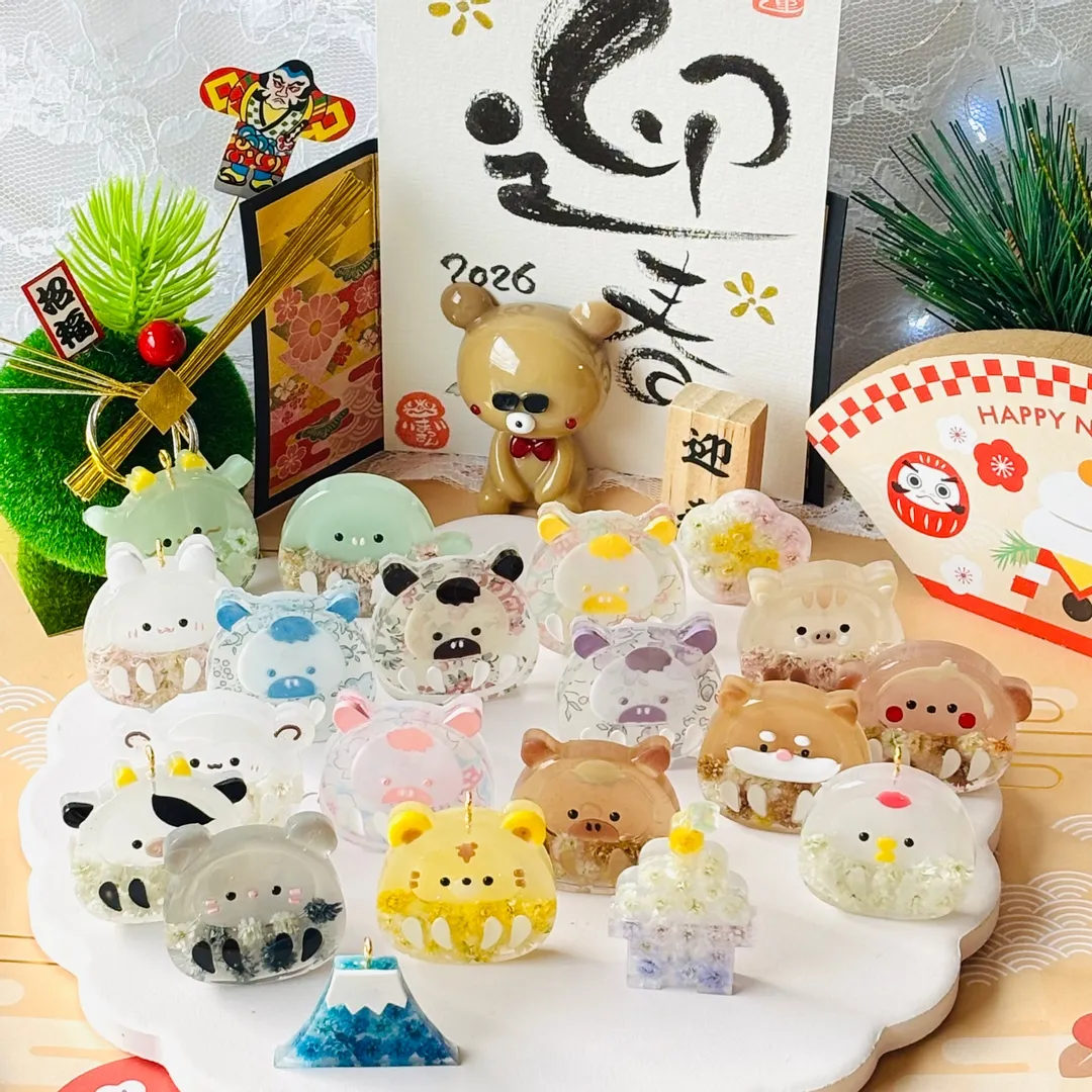 まっｻﾝさんのレジン作品 | 【定期便】作家のためのレジン 1000g