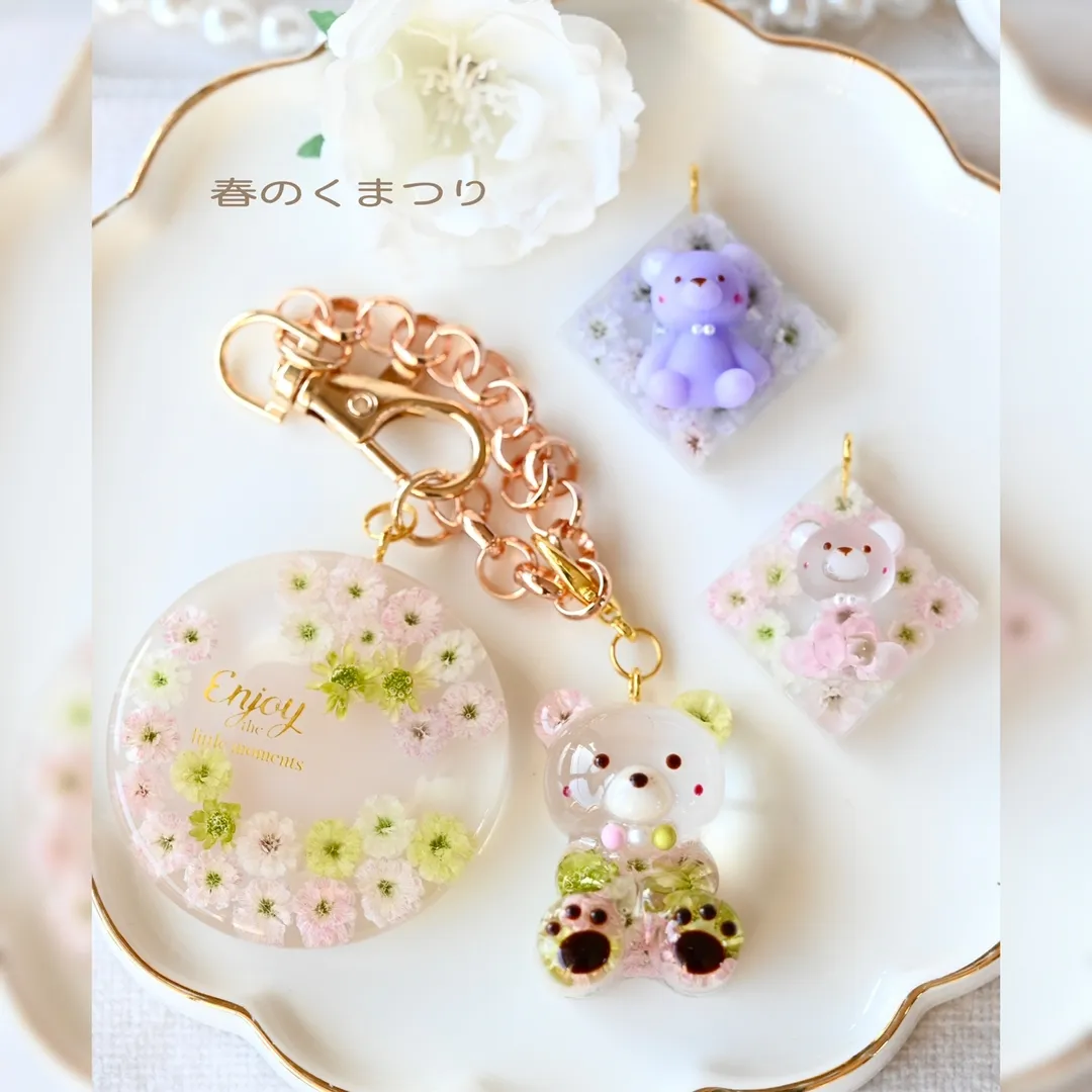 まっｻﾝさんのレジン作品 | 【定期便】作家のためのレジン 1000g