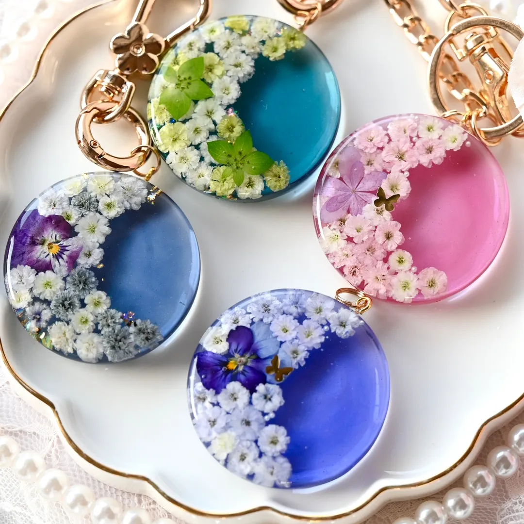 まっｻﾝさんのレジン作品 | シリコンモールド 円 丸 サークル  複数サイズ フラット ...