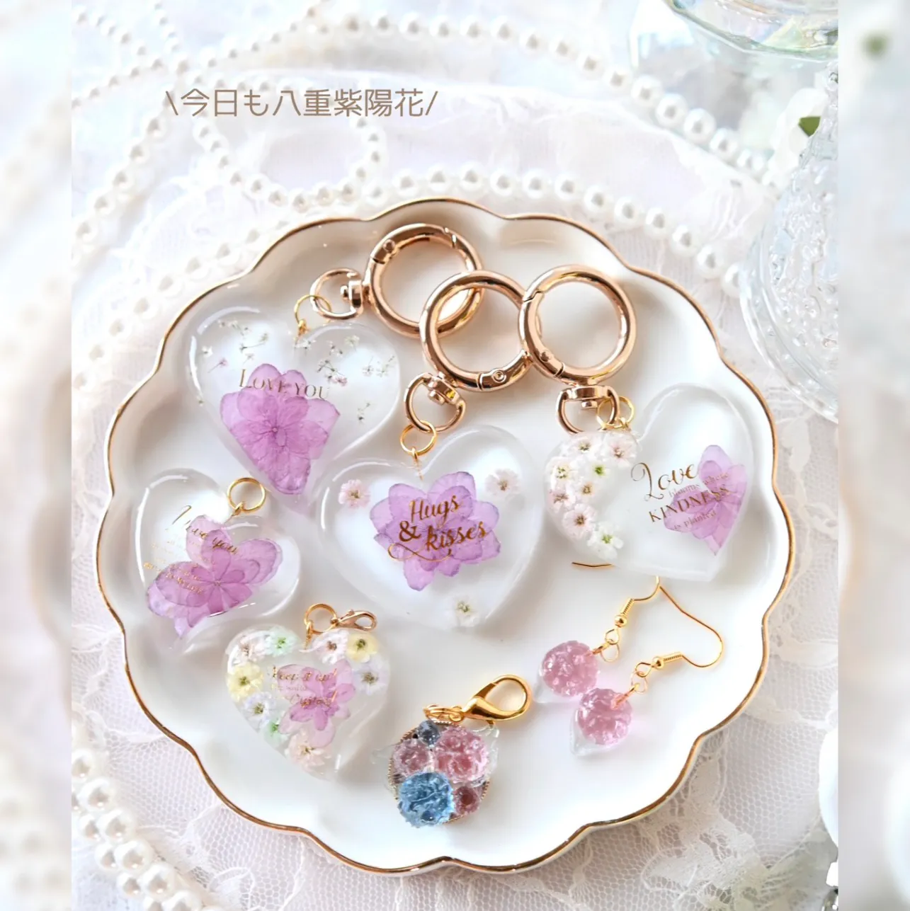 まっｻﾝさんのレジン作品 | 【定期便】作家のためのレジン 1000g