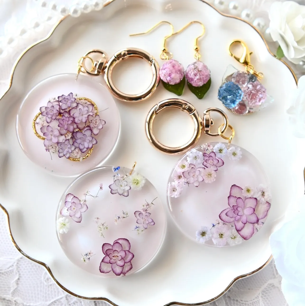 まっｻﾝさんのレジン作品 | 【定期便】作家のためのレジン 1000g
