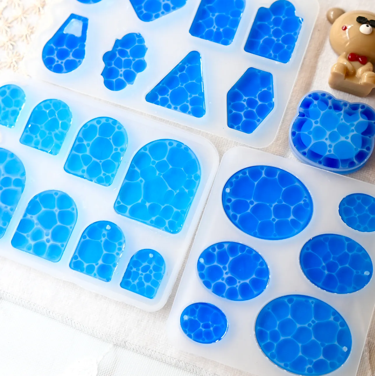 まっｻﾝさんのレジン作品 | 【定期便】作家のためのレジン 1000g