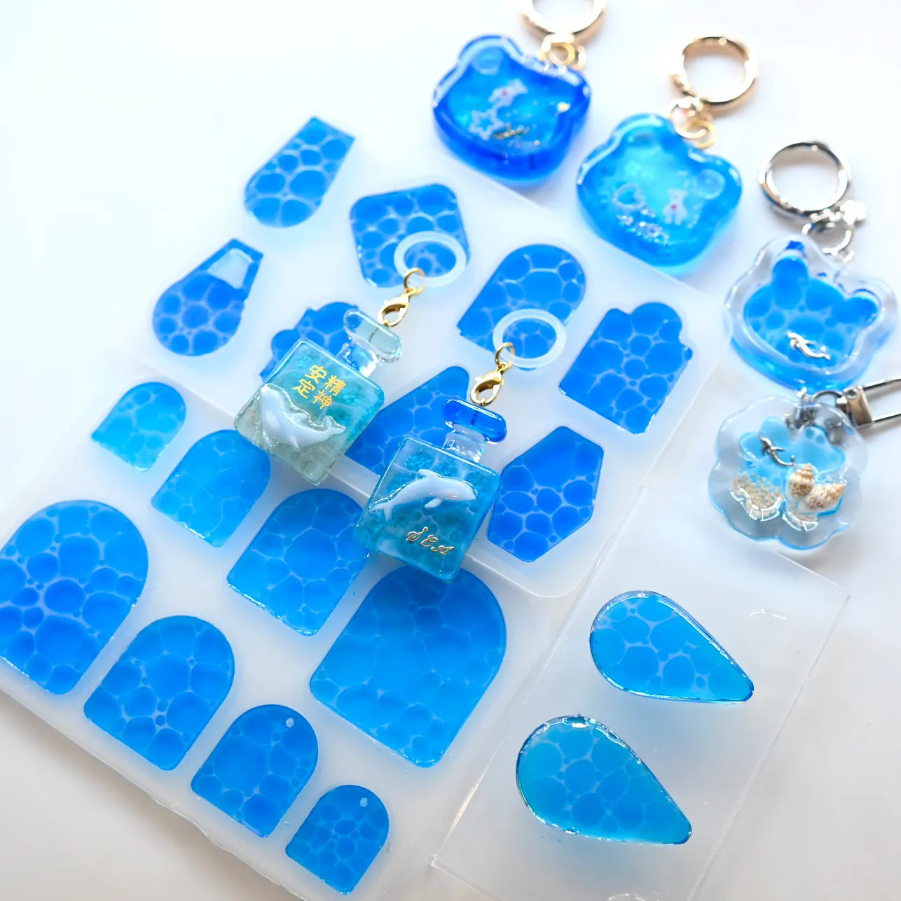 まっｻﾝさんのレジン作品 | 【定期便】作家のためのレジン 1000g