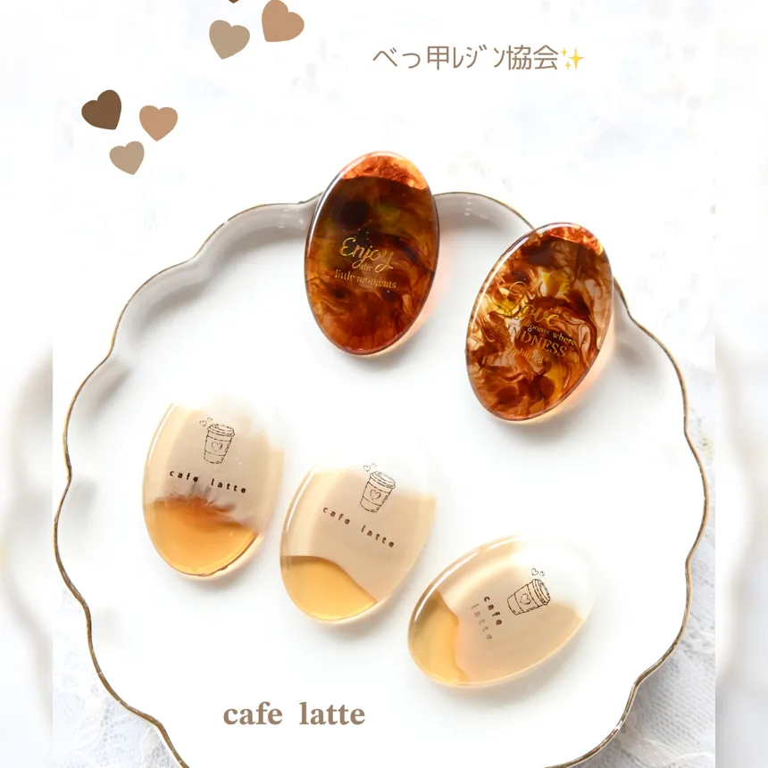 まっｻﾝさんのレジン作品 | シリコンモールド 楕円 ドロップ プレート 2種