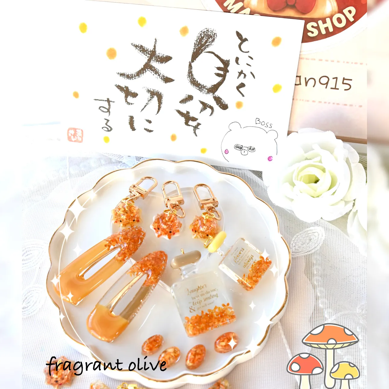まっｻﾝさんのレジン作品 | crocchaオリジナル シリコンモールド めんだこ 立体 ...